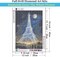 5D Diamond Painting Kits for Beginners, Eiffel Tower Diamond Art Kits for Adults, DIY Landscape Full Round Drill Paint by Diamonds Dot Gem Art for Adults, Home Wall Decor 12x16 Inch
